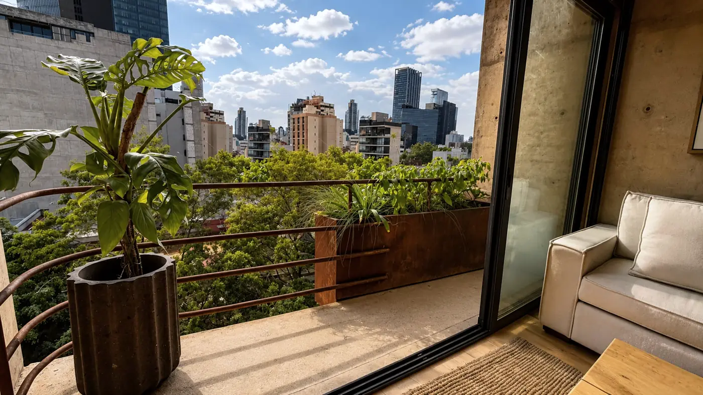 KIN, The private balcony over the trees